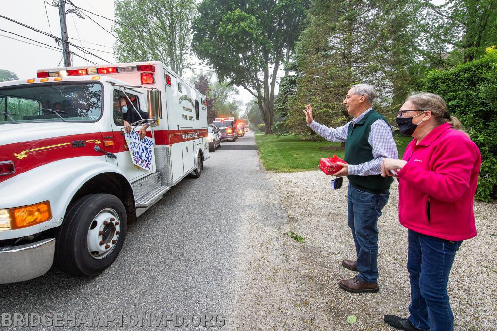 The drive-by surprise party went on and on!